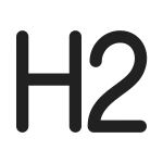 Text Header 2 SVG Icon